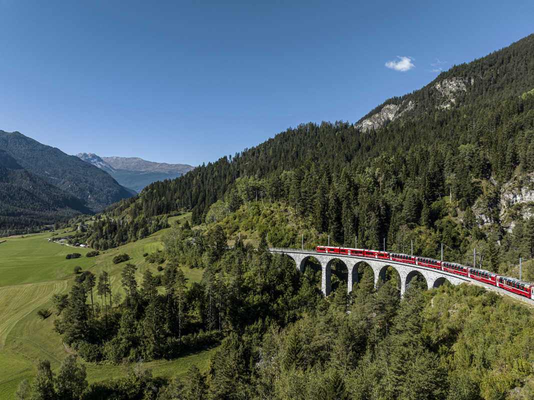 Bernina Express  Švýcarsko vlakem 19